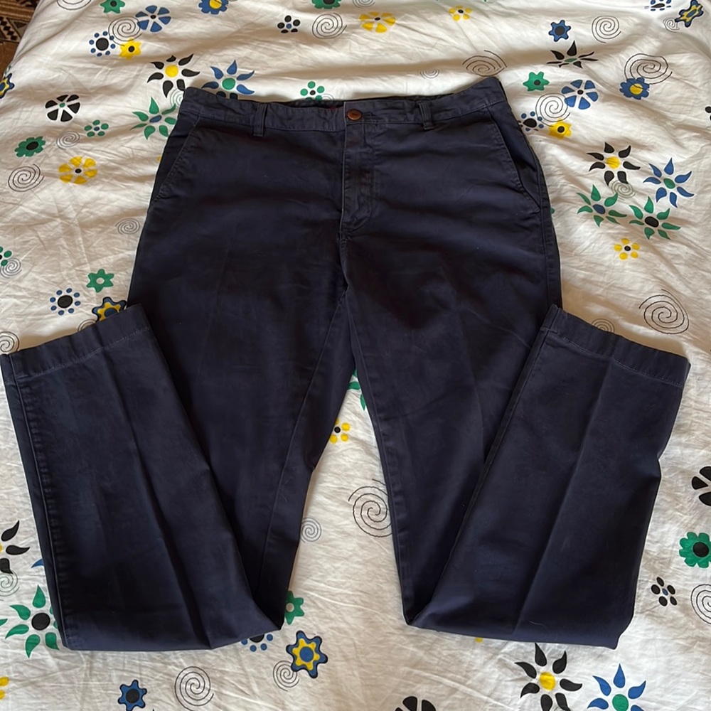 Brooks Brothers Red Fleece Navy Chinos 34W/34L